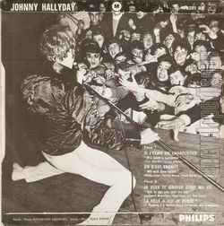 [Pochette de Si j’tais un charpentier (Johnny HALLYDAY) - verso]