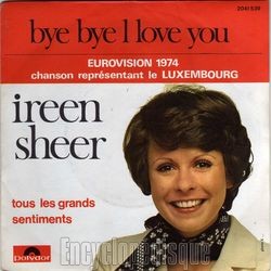 [Pochette de Bye bye I love you (Ireen SHEER)]