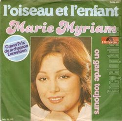 [Pochette de L’oiseau et l’enfant (Marie MYRIAM) - verso]