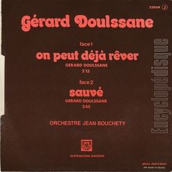 [Pochette de On peut dj rver (Grard DOULSSANE) - verso]