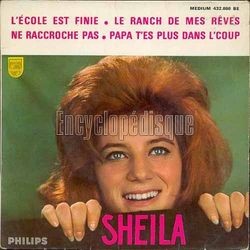 [Pochette de L’cole est finie (SHEILA)]