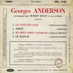 [Pochette de Le vent est sale (Georges ANDERSON) - verso]