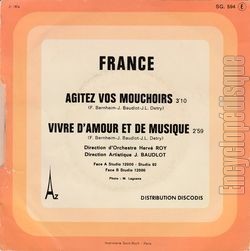 [Pochette de Agitez vos mouchoirs (Le Groupe FRANCE) - verso]