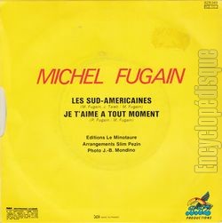 [Pochette de Les Sud-Amricaines (Michel FUGAIN) - verso]