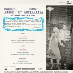 [Pochette de Bonnie and Clyde (Brigitte BARDOT et Serge GAINSBOURG) - verso]