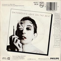 [Pochette de No comment (Serge GAINSBOURG) - verso]