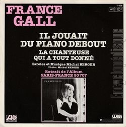 [Pochette de Il jouait du piano debout (France GALL) - verso]