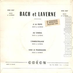 [Pochette de  la poste (BACH ET LAVERNE) - verso]