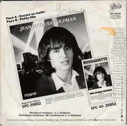 [Pochette de Encore un matin (Jean-Jacques GOLDMAN) - verso]