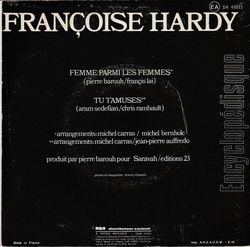 [Pochette de Femme parmi les femmes (Franoise HARDY) - verso]