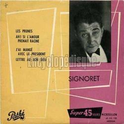 [Pochette de Les prunes (SIGNORET)]