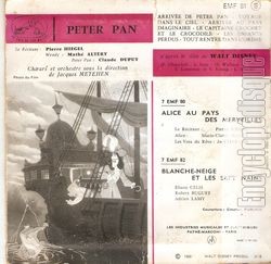 [Pochette de Peter Pan (JEUNESSE) - verso]