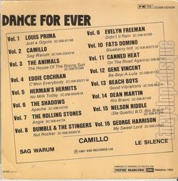 [Pochette de Sag warum - srie Dance For Ever N2 (CAMILLO) - verso]