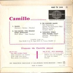 [Pochette de Wann (CAMILLO) - verso]