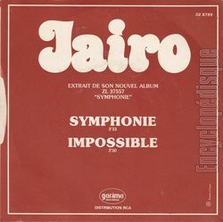 [Pochette de Symphonie (JAIRO) - verso]