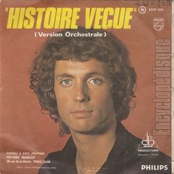 [Pochette de Histoire vcue (Yves JOUFFROY) - verso]