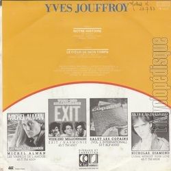 [Pochette de Notre histoire (Yves JOUFFROY) - verso]