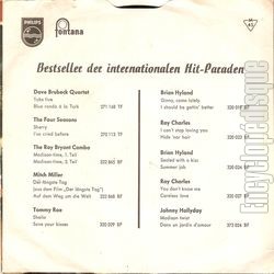 [Pochette de Beim flstertango (Eddie CONSTANTINE & Elga ANDERSEN) - verso]