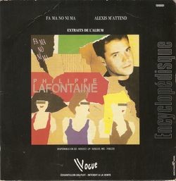 [Pochette de Fa ma no ni ma - Alexis m’attend (Philippe LAFONTAINE) - verso]