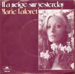 [Pochette de Il a neig sur yesterday (Marie LAFORT) - verso]