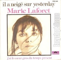 [Pochette de Il a neig sur yesterday (Marie LAFORT)]