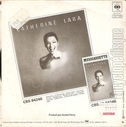 [Pochette de Vivre dans un trou (Catherine LARA) - verso]