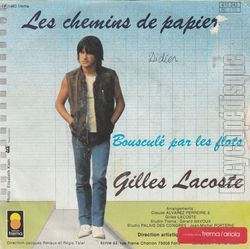 [Pochette de Les chemins de papiers (Gilles LACOSTE) - verso]