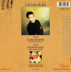 [Pochette de Fa ma no ni ma (Philippe LAFONTAINE) - verso]