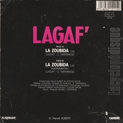 [Pochette de La zoubida (LAGAF’) - verso]