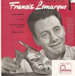 [Pochette de Le petit cordonnier (Francis LEMARQUE)]