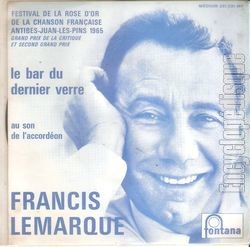 [Pochette de Le bar du dernier verre (Francis LEMARQUE)]