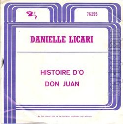 [Pochette de Histoire d’O (Danielle LICARI) - verso]