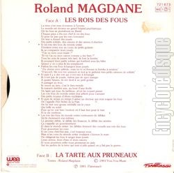 [Pochette de Les roi des fous (Roland MAGDANE) - verso]