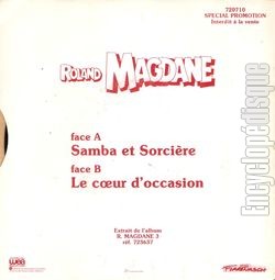 [Pochette de Samba et sorcire (Roland MAGDANE) - verso]