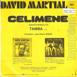 [Pochette de Climne - version intgrale (David MARTIAL) - verso]