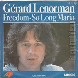 [Pochette de So long Maria (Grard LENORMAN) - verso]