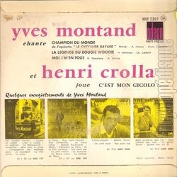 [Pochette de Champion du monde (Yves MONTAND) - verso]