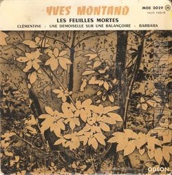 [Pochette de Les feuilles mortes (Yves MONTAND)]