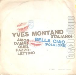 [Pochette de Bella Ciao (Yves MONTAND) - verso]