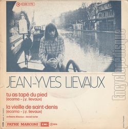 [Pochette de Tu as tap du pied / La vieille de Saint-Denis (Jean-Yves LIVAUX) - verso]