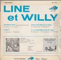 [Pochette de Mourir de soif (prs de la fontaine) (LINE ET WILLY) - verso]