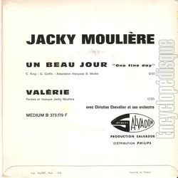 [Pochette de Un beau jour (Jacky MOULIRE) - verso]