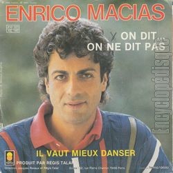 [Pochette de Il vaut mieux danser (Enrico MACIAS) - verso]