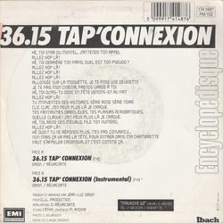 [Pochette de 36.15 Tap’connexion (MAGAZINE 60) - verso]