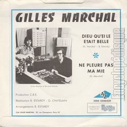 [Pochette de Dieu qu’elle tait belle (Gilles MARCHAL) - verso]