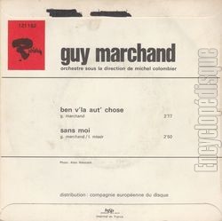 [Pochette de Ben v’l aut’ chose (Guy MARCHAND) - verso]