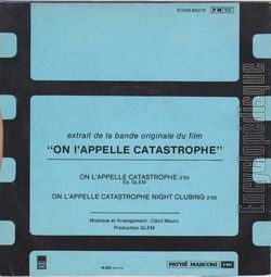 [Pochette de On l’appelle catastrophe (B.O.F.  Films ) - verso]