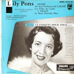 [Pochette de Petits classiques pour tous (Lily PONS)]