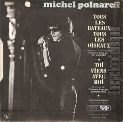 [Pochette de Tous les bateaux, tous les oiseaux (Michel POLNAREFF) - verso]