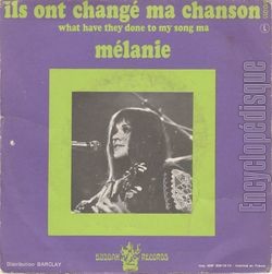 [Pochette de Ils ont chang ma chanson (MLANIE) - verso]